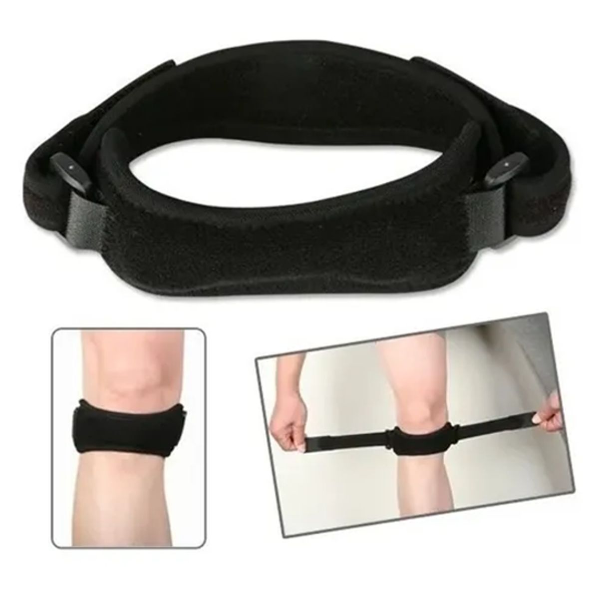 GENERICO - Menisquera ajustable soporte rodillera deportiva color talla