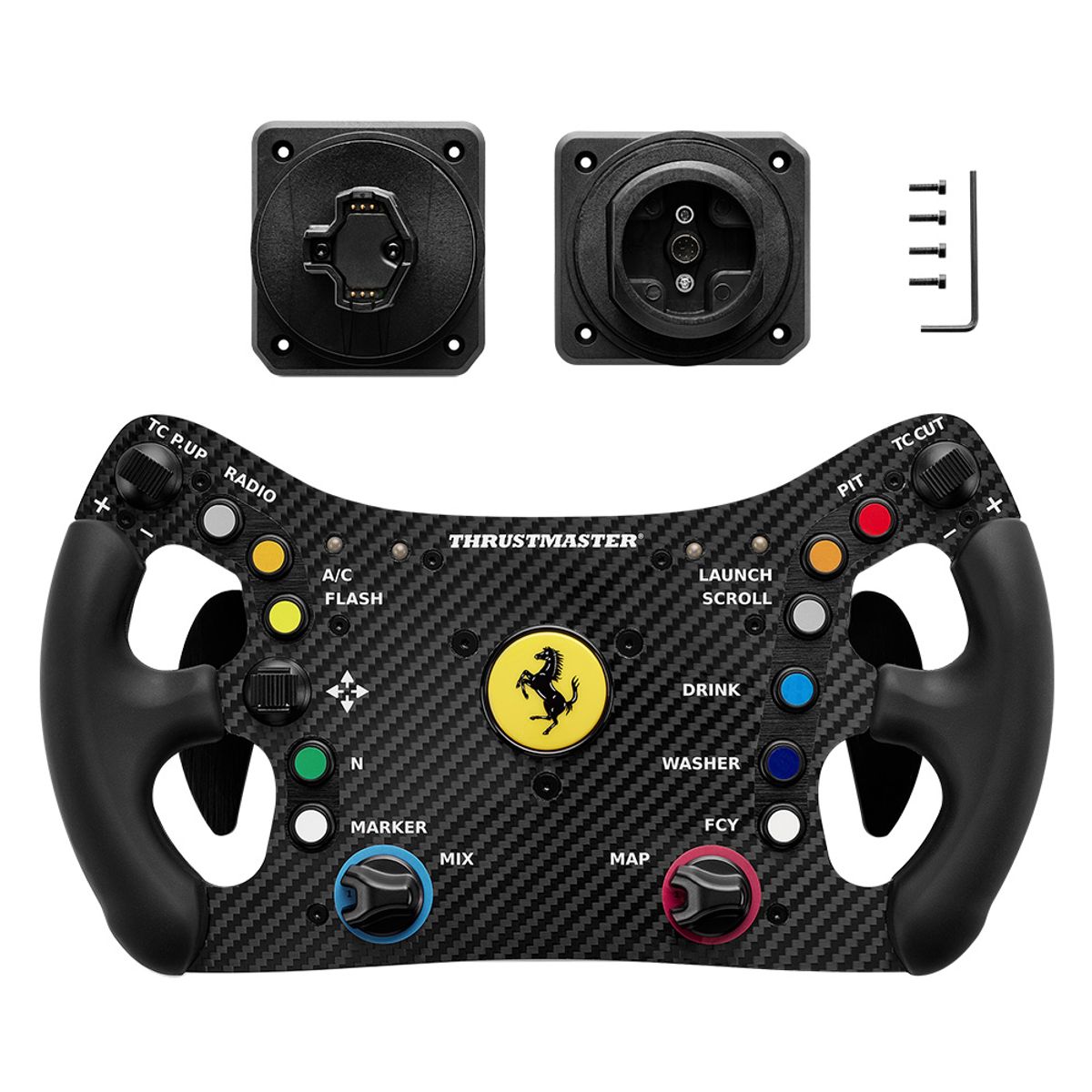 THRUSTMASTER - Volante de Carreras Thrustmaster Ferrari 488 GT3 Wheel AddOn