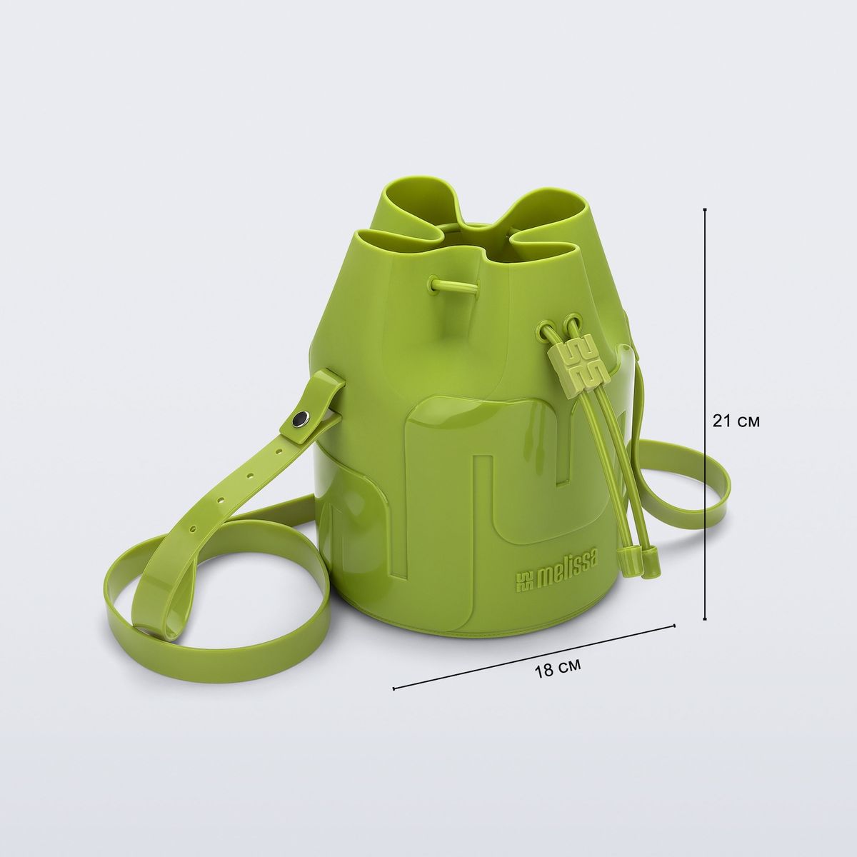 MELISSA - Melissa Station Bucket Bag Verde