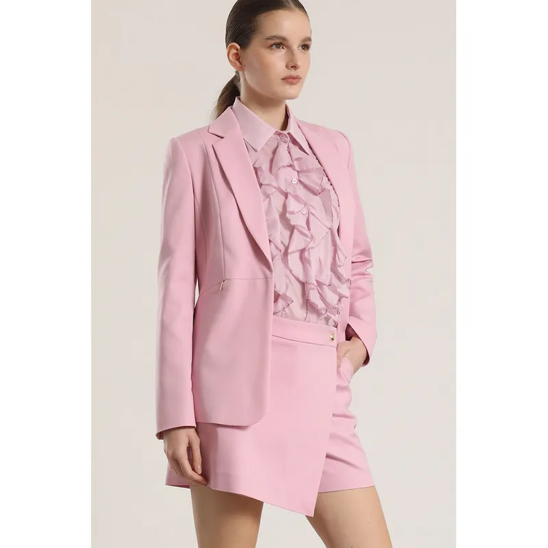 LIOLA - Blazer entallado cierre oculto Liola mujer rosa