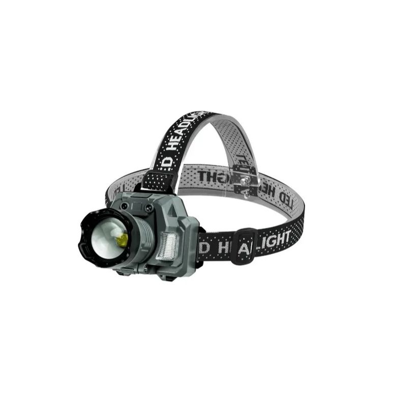 GENERICO - Linterna Frontal De Cabeza Zoom Foco Con Sensor Usb Hx-915s
