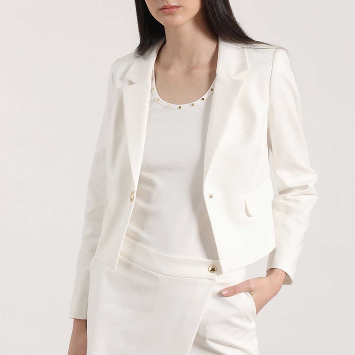 LIOLA - Falda pantalón Liola mujer crudo