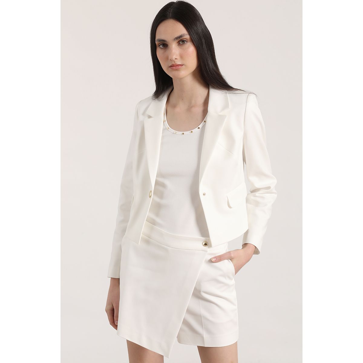 LIOLA - Falda pantalón Liola mujer crudo