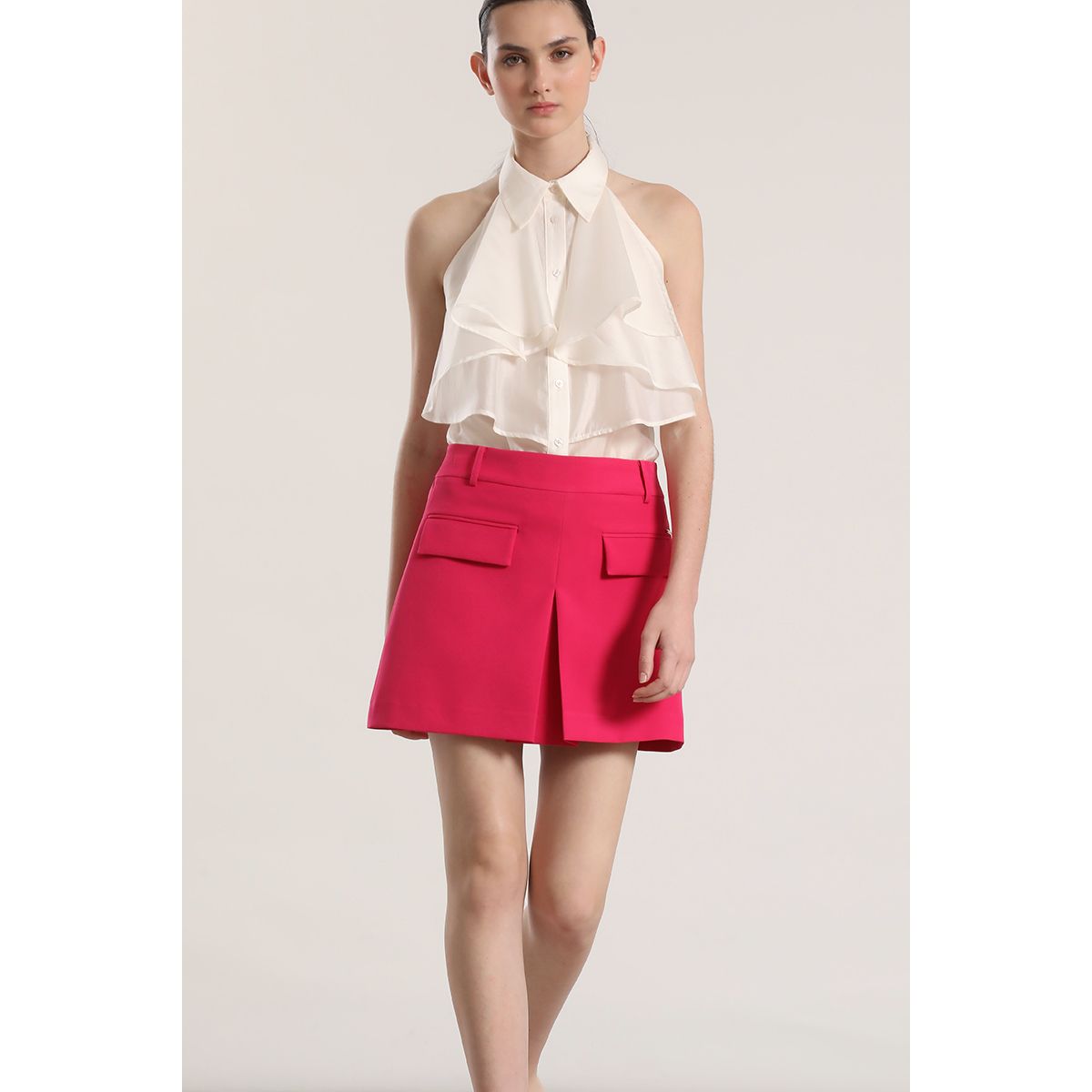 LIOLA - Falda pantalón Liola mujer fresa