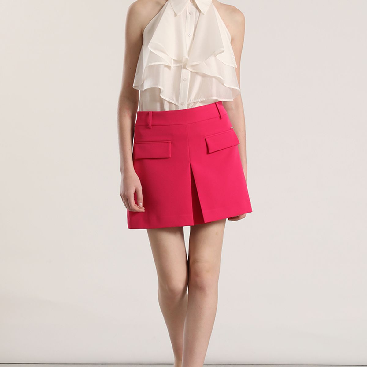 LIOLA - Falda pantalón Liola mujer fresa