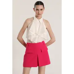 LIOLA - Falda pantalón mujer fresa