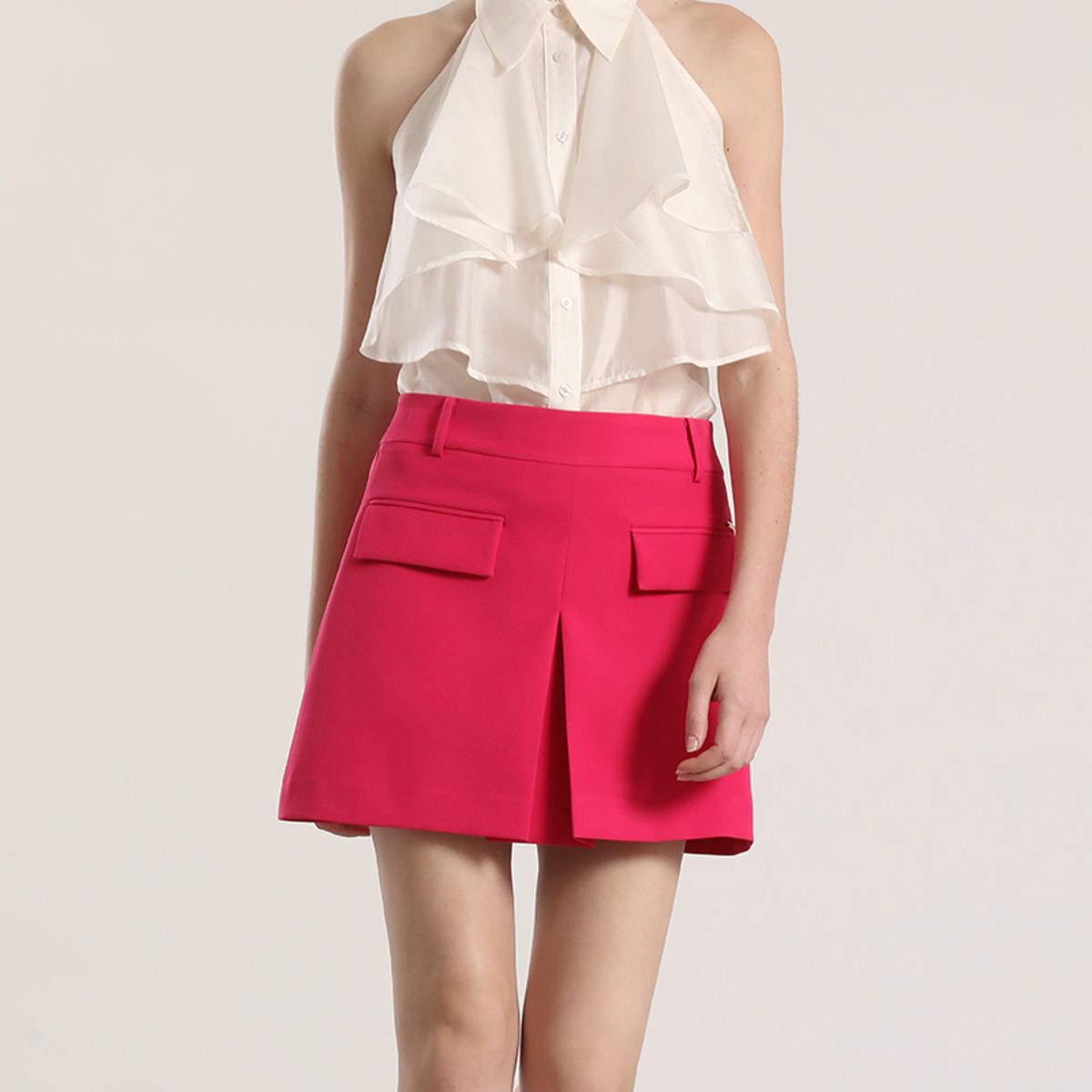 LIOLA - Falda pantalón Liola mujer fresa