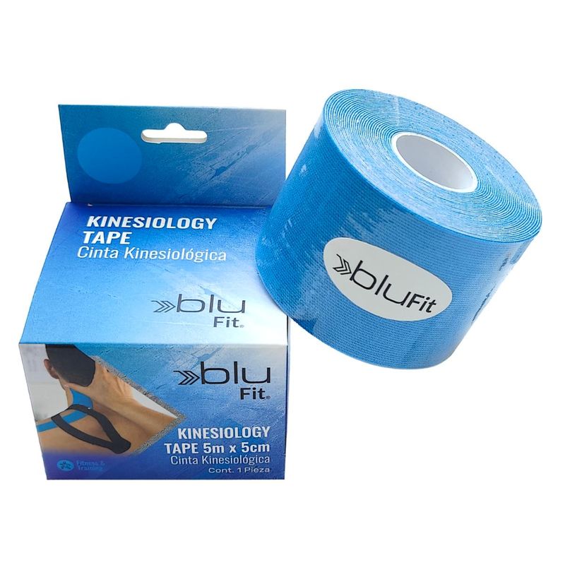 BLU FIT - Tape Kinesiológico Blu Fit Azul
