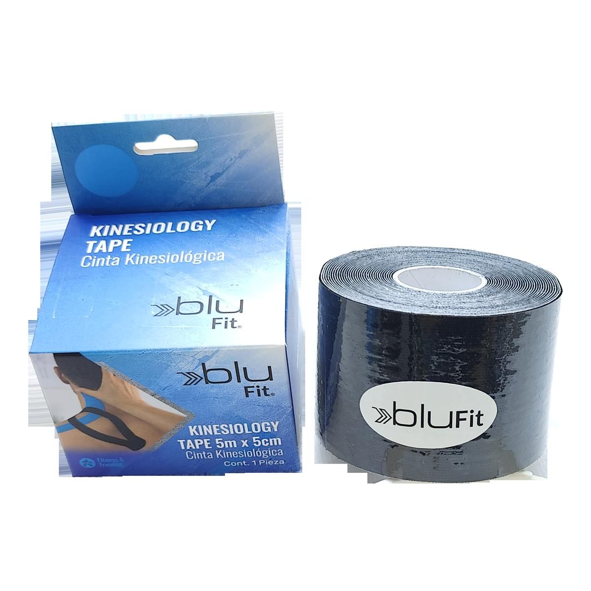BLU FIT - Tape Kinesiológico Blu Fit Negro