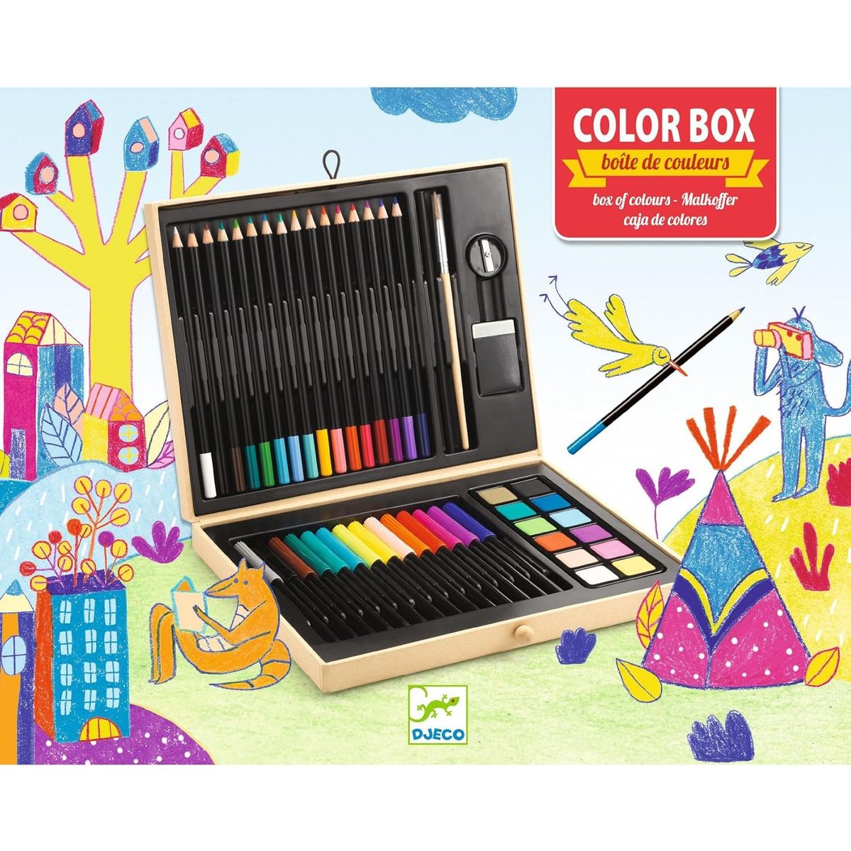 DJECO - Arte Maleta De Lapices