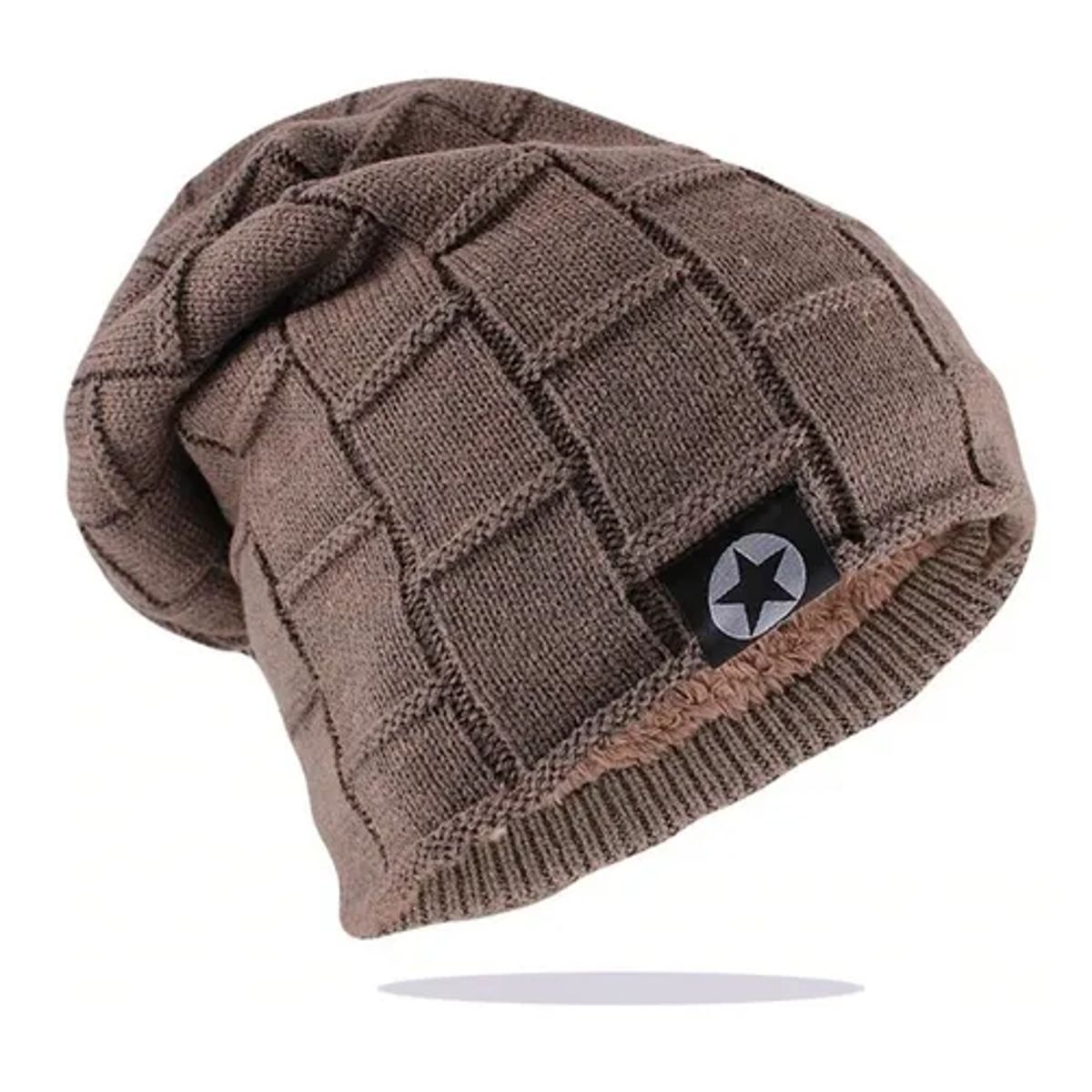 ROYAL - Gorro Invierno Hombre De Lana Con Forro Interno Moda Royal