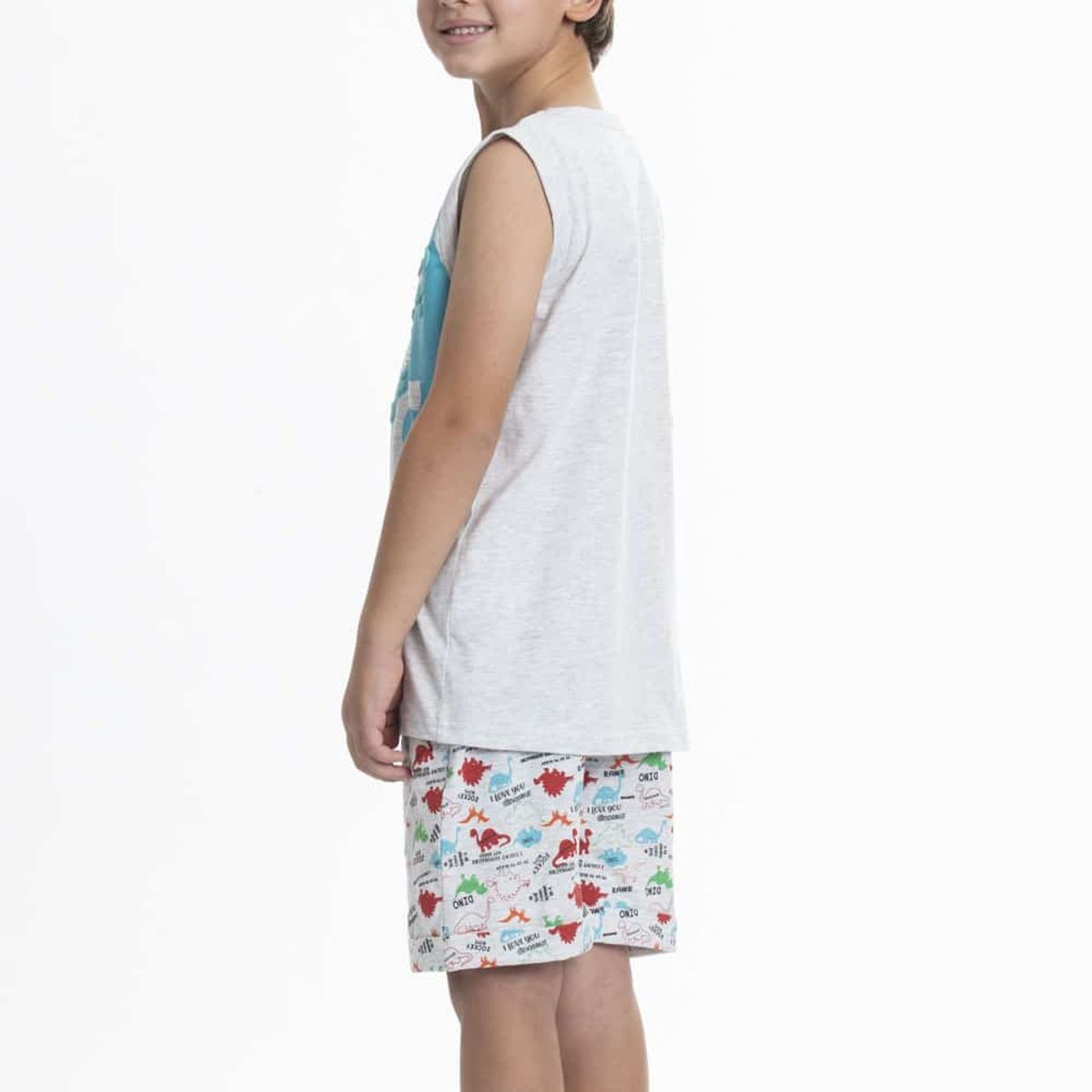 LADY GENNY - Pijama De Verano Para Niños T-Rex