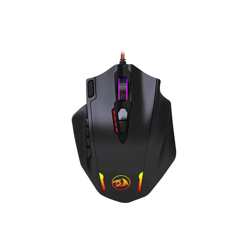 REDRAGON - Mouse Gamer Redragon Impact M908 RGB 18 botones 12400 dpi