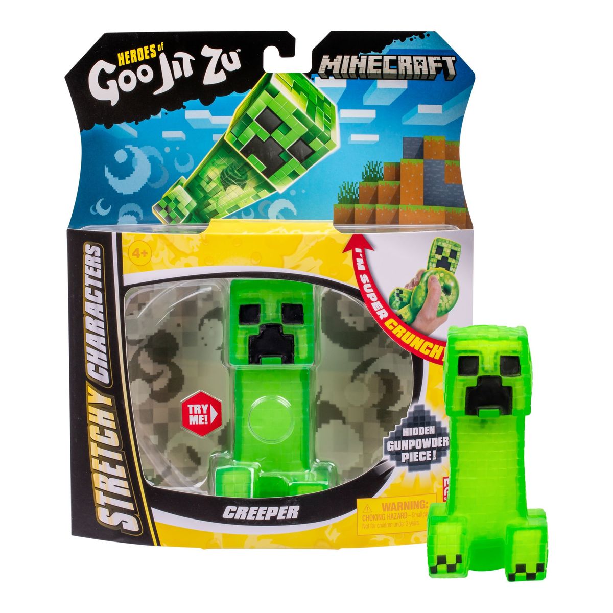 BOING TOYS - Goo Jit Zu Minecraft Creeper