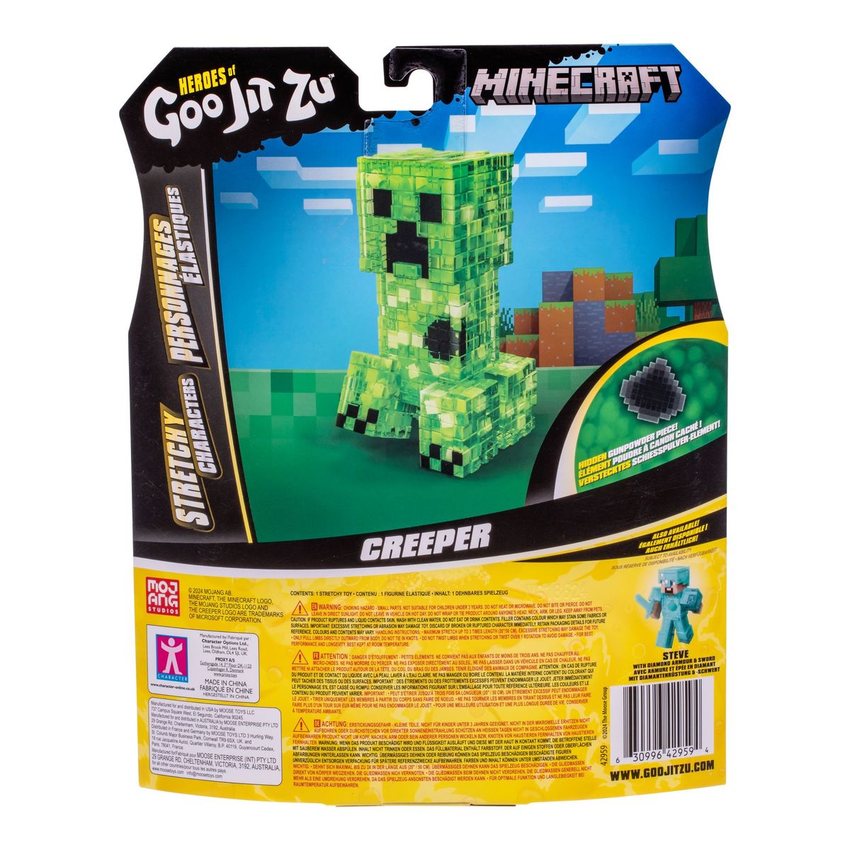 BOING TOYS - Goo Jit Zu Minecraft Creeper