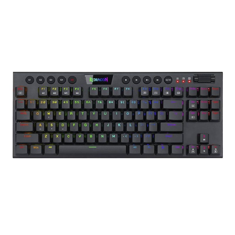 REDRAGON - Teclado Mecánico Redragon Horus TKL K622SP Negro Sw Red Rgb