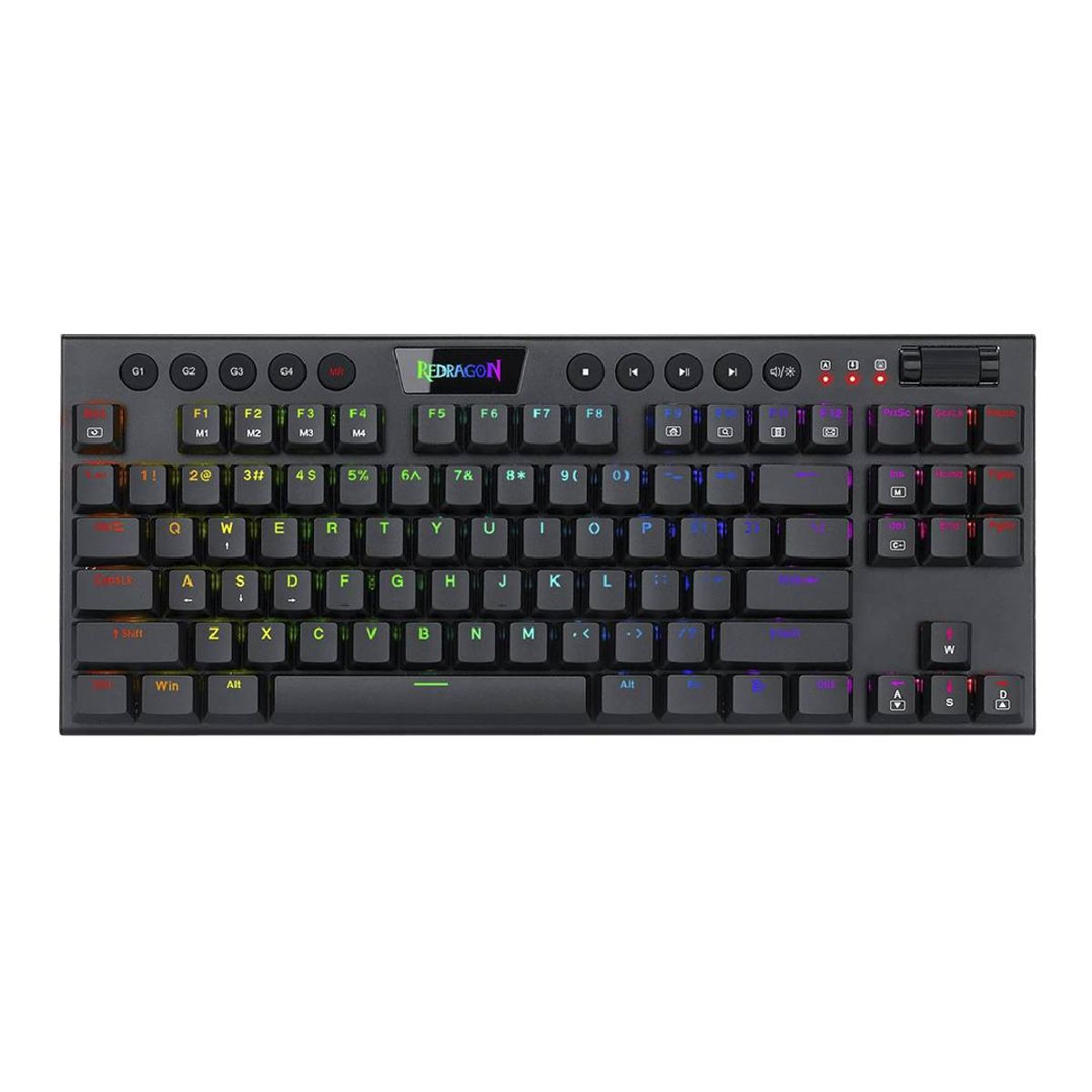 REDRAGON - Teclado Mecánico Redragon Horus TKL K622SP Negro Sw Red Rgb