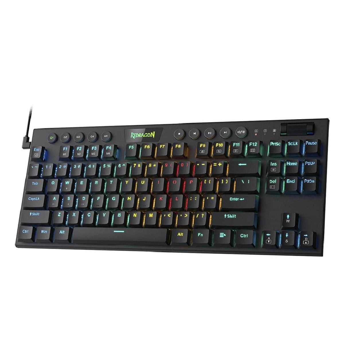 REDRAGON - Teclado Mecánico Redragon Horus TKL K622SP Negro Sw Red Rgb