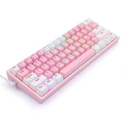 Imagen 2 del producto Teclado Gamer K616 Fizz Rgb Pro Rosa y Blanco