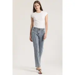 LIOLA - Jeans slim denim mujer azul