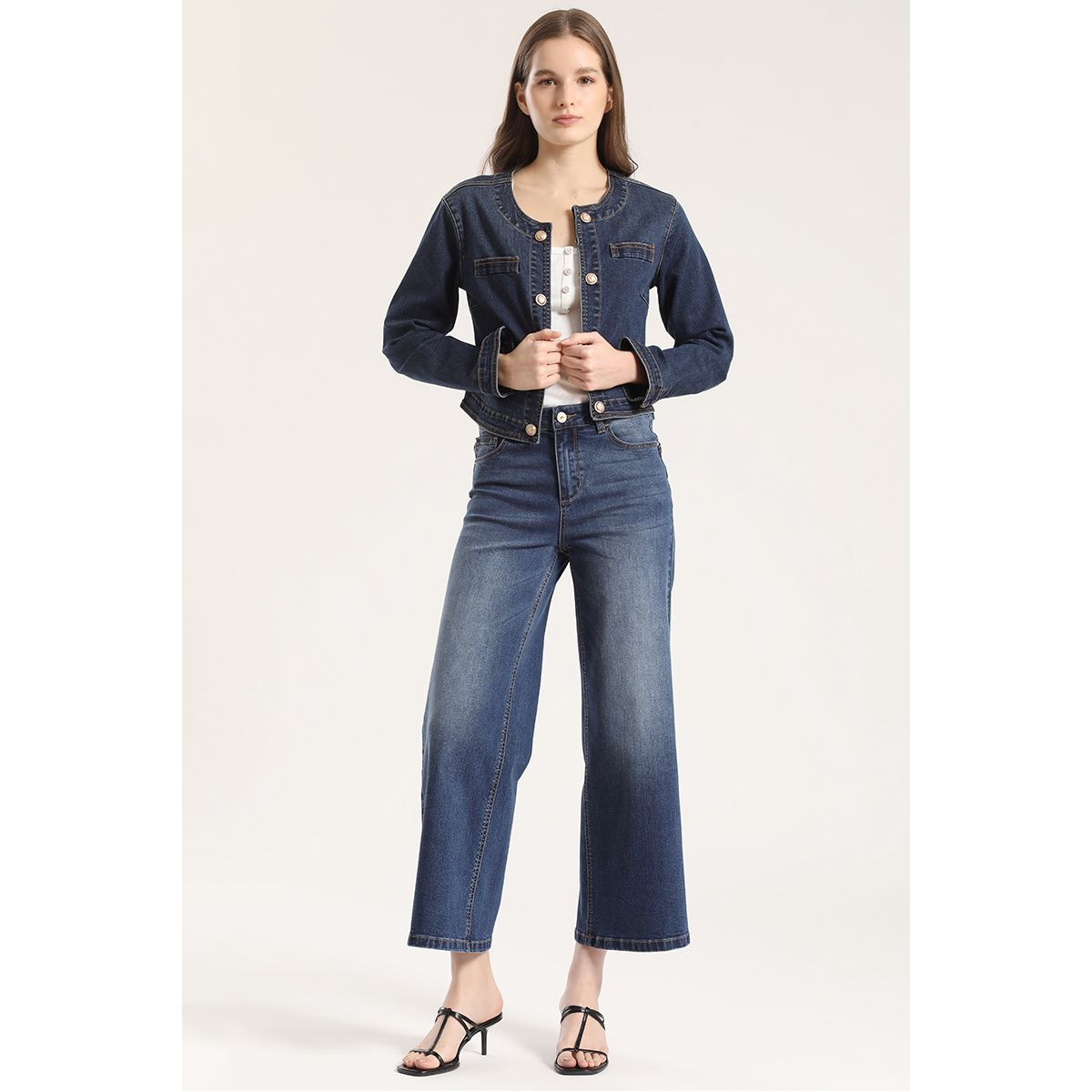 LIOLA - Jeans wide leg Liola mujer azul