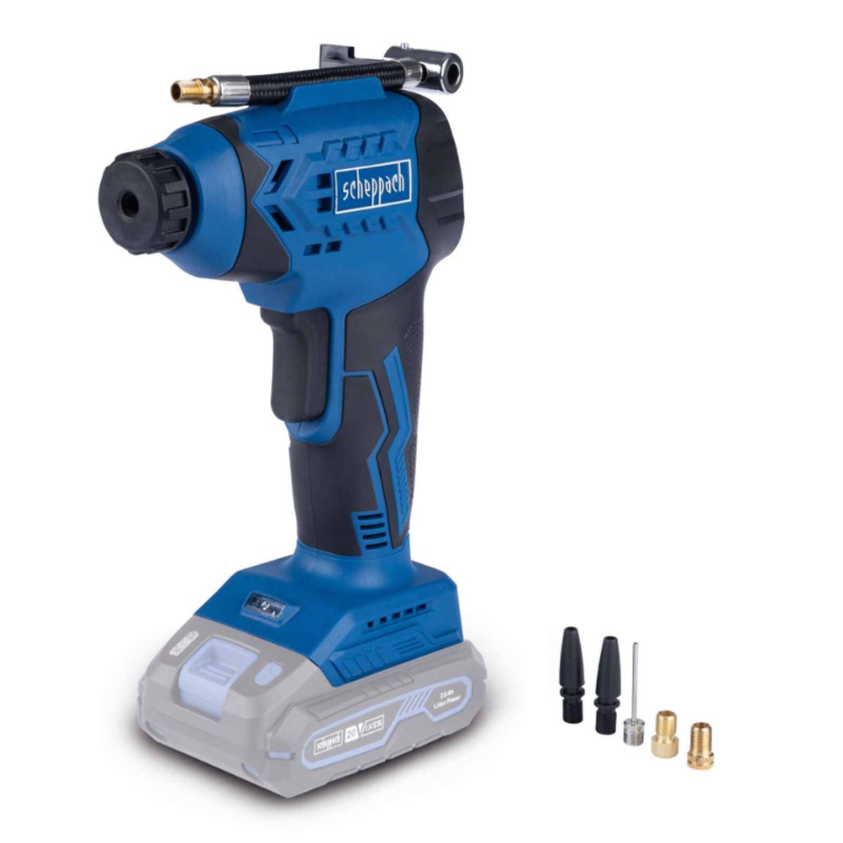 Compresor 20v Digital + Accesorios - Scheppach., marca SCHEPPACH - Foto Principal