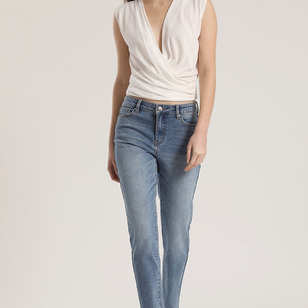 LIOLA - Jeans skinny Liola mujer azul