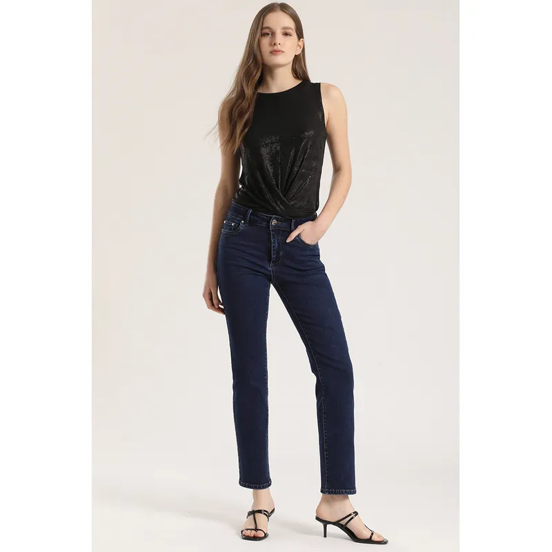 LIOLA - Jeans slim Liola mujer azul