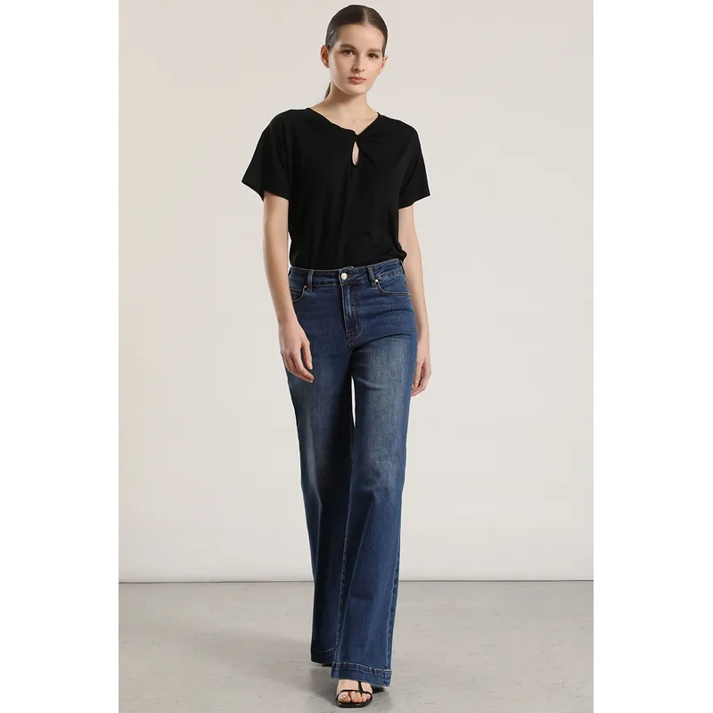 LIOLA - Jeans bootcut Liola mujer azul