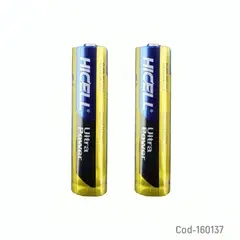 GENERICO - Set x6 PILA HICELL AAA PCS 15 VOLT ALKALINE EN BLISTER