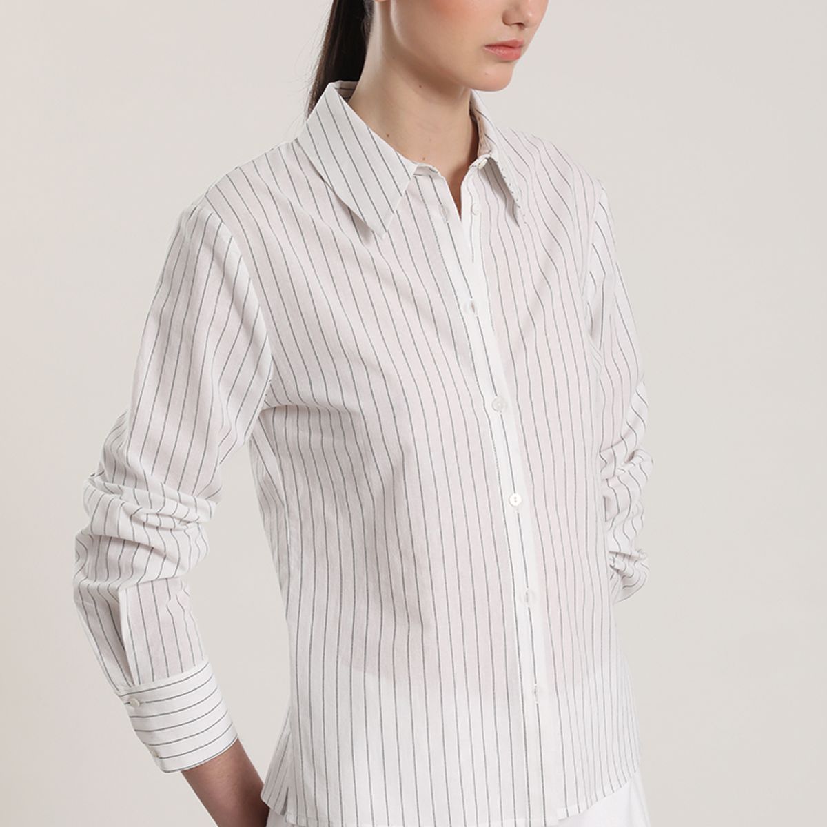 LIOLA - Camisa algodón liola mujer crudo
