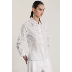 LIOLA - Camisa algodón mujer crudo
