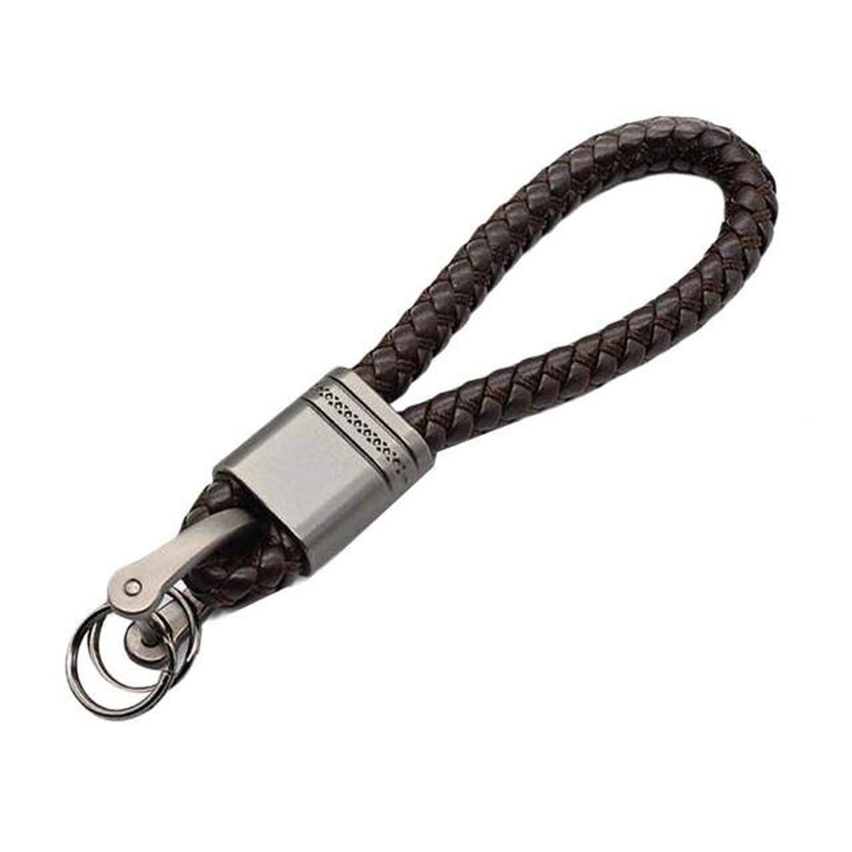 GENERICO - Llavero De Cuerda Cuero Pu Tejido Accesorio Moda Coche Auto