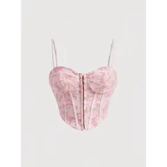 VARIOS - Top Rosa Corsé She Shines