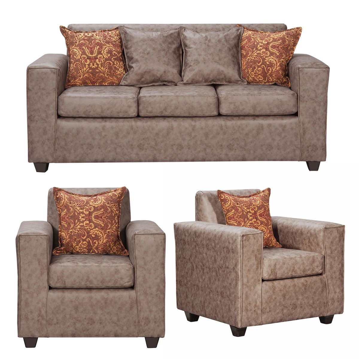 BLACK FACTORY - Juego de Living 3 1 1 Ezeiza Café.