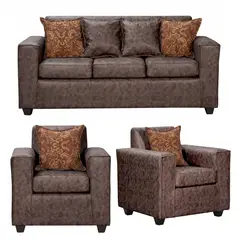 BLACK FACTORY - Juego de Living 3 1 1 Ezeiza Chocolate…