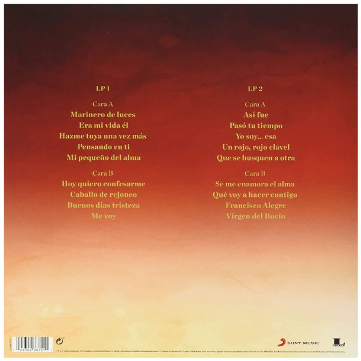 HITWAY MUSIC - ISABEL PANTOJA - ISABEL PANTOJA LO MEJOR 2LP - VINILO