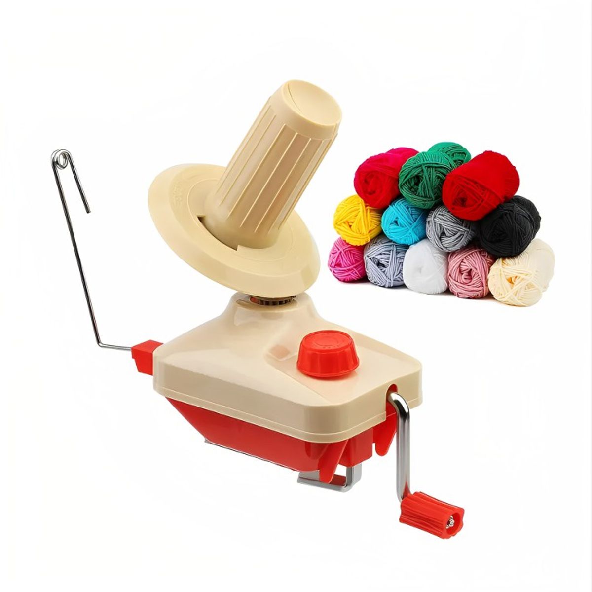 GENERICO - Bobinadora Ovilladora Manual De Lanas E Hilos Hasta 100 Grs