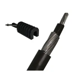 GENERICO - Pack 100mt cable concentrico 2x6mm con 2 grampas acometida