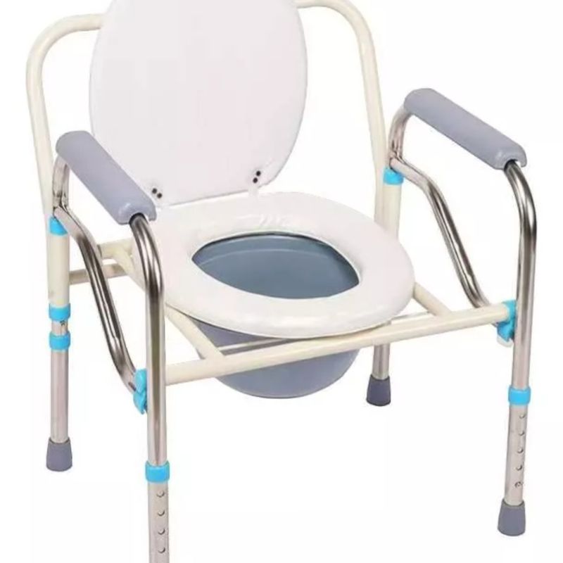 GENERICO - Baño Inodoro Wc Portátil Plegable Silla Ducha Color Blanco Vida Buena