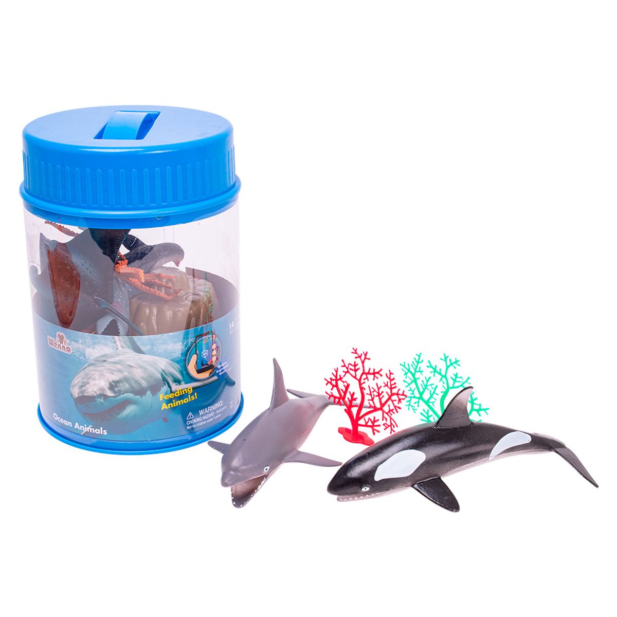 DACTIC - Juego Didáctico Animales del Océano Premium Wenno 14uds