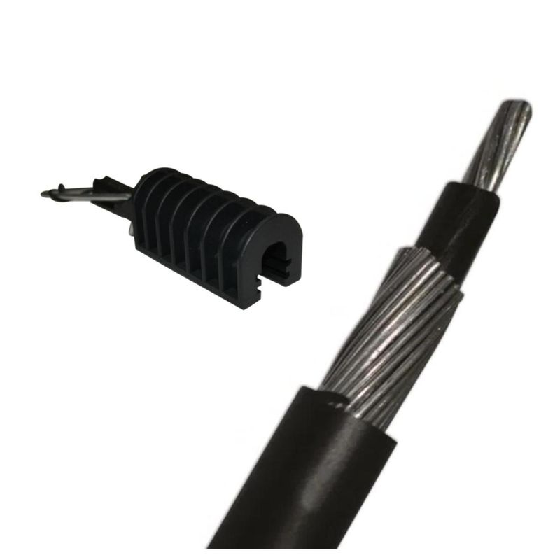 GENERICO - Pack 50 metros cable concentrico 6mm + 3 grampas tensor