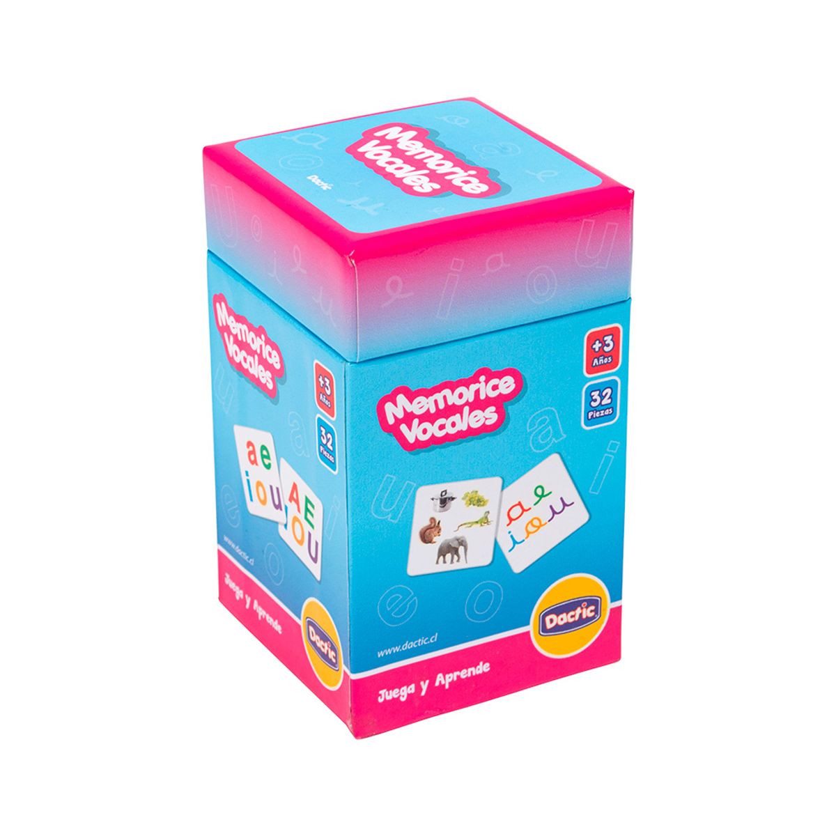 DACTIC - Juego Didáctico Memorice Vocal Cartón Dactic