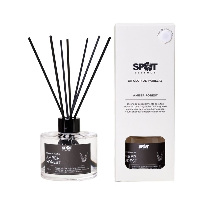 SPOT ESSENCE - Difusor de Varillas 150ml Amber Forest