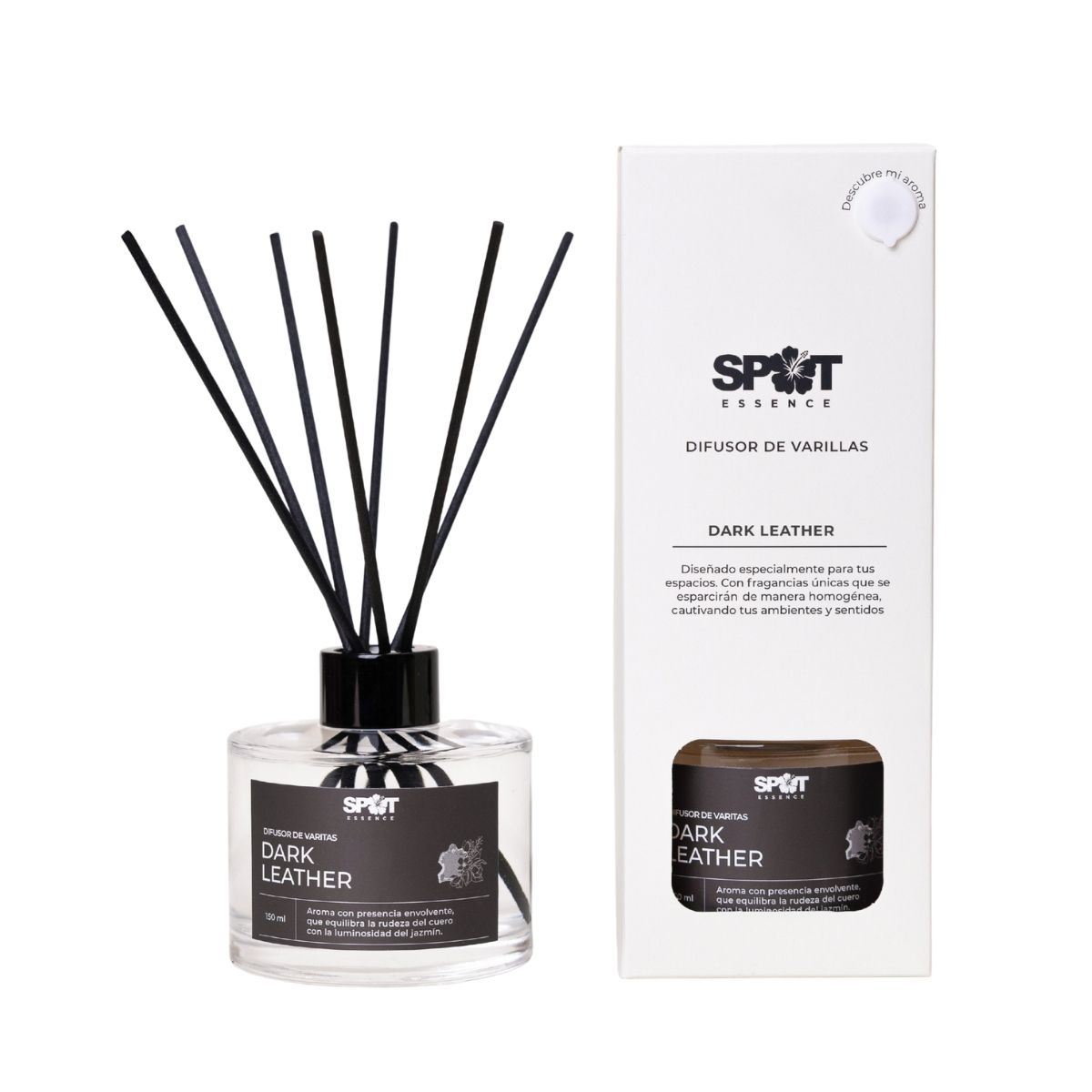 SPOT ESSENCE - Difusor de Varillas 150ml Dark Leather