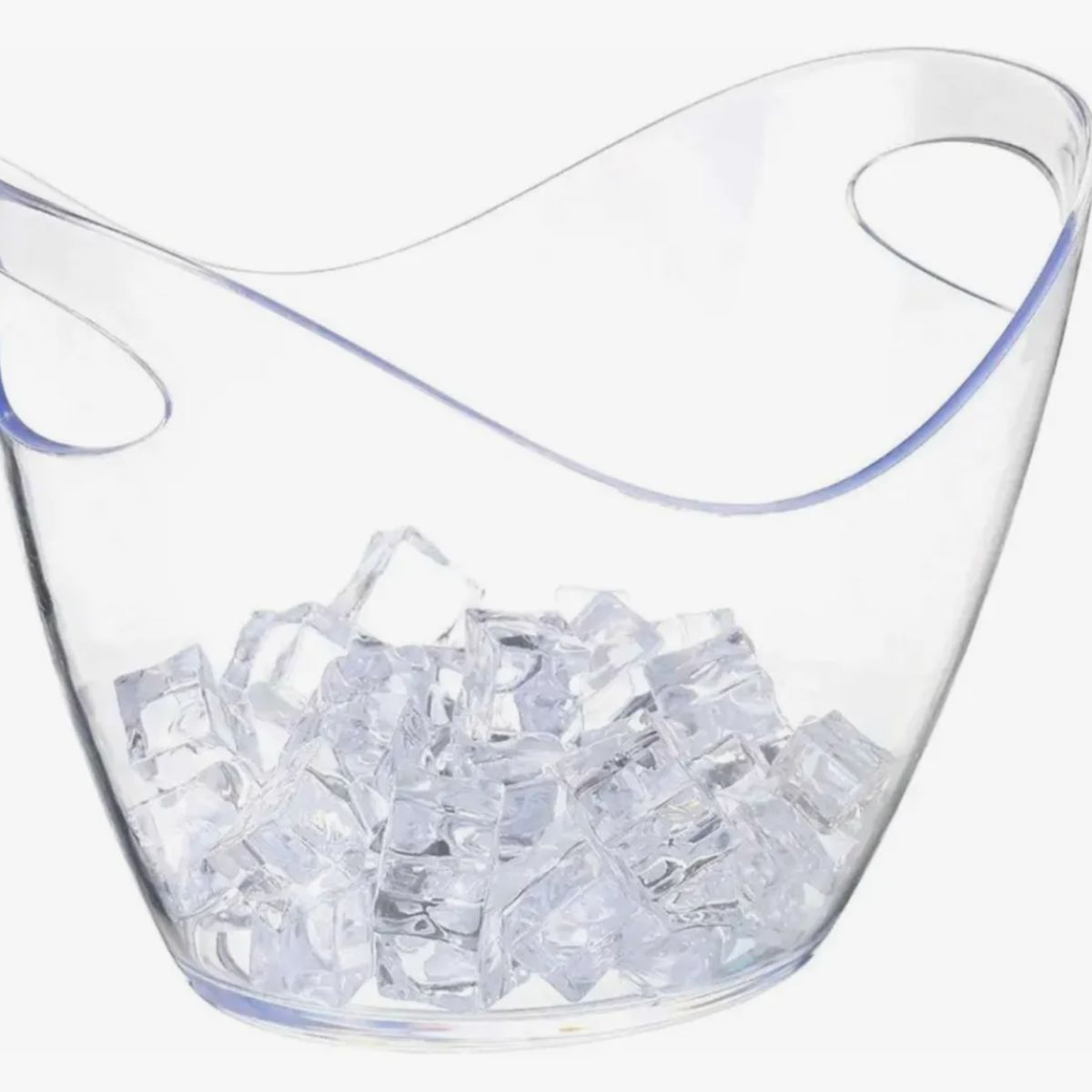 GENERICO - Hielera Acrilica Premium Transparente