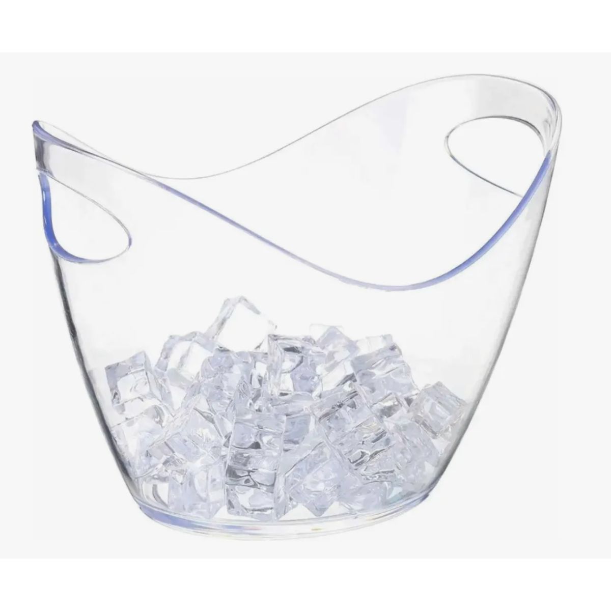 GENERICO - Hielera Acrilica Premium Transparente