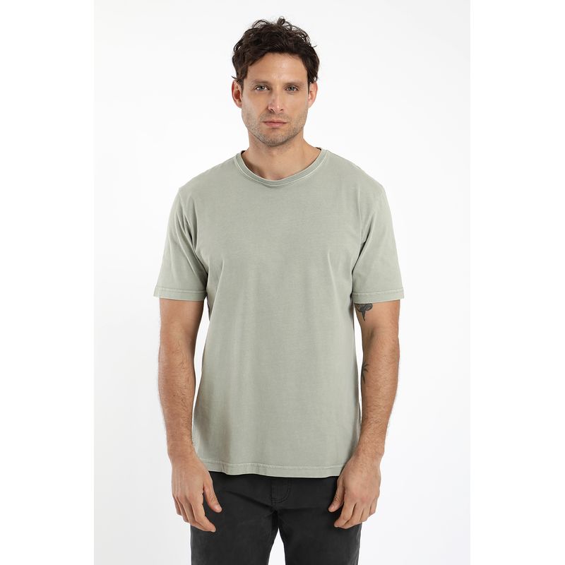 FROENS - Polera hombre manga corta plain 100% algodón orgánico Froens