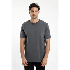 FROENS - Polera hombre manga corta bolsillo 100% algodón orgánico