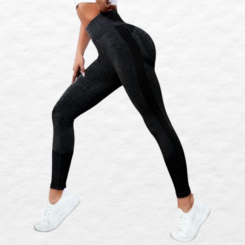 MPROPIA - Calza Mujer Deportiva Fitness Gym Tiro Alto Levanta Cola 9003
